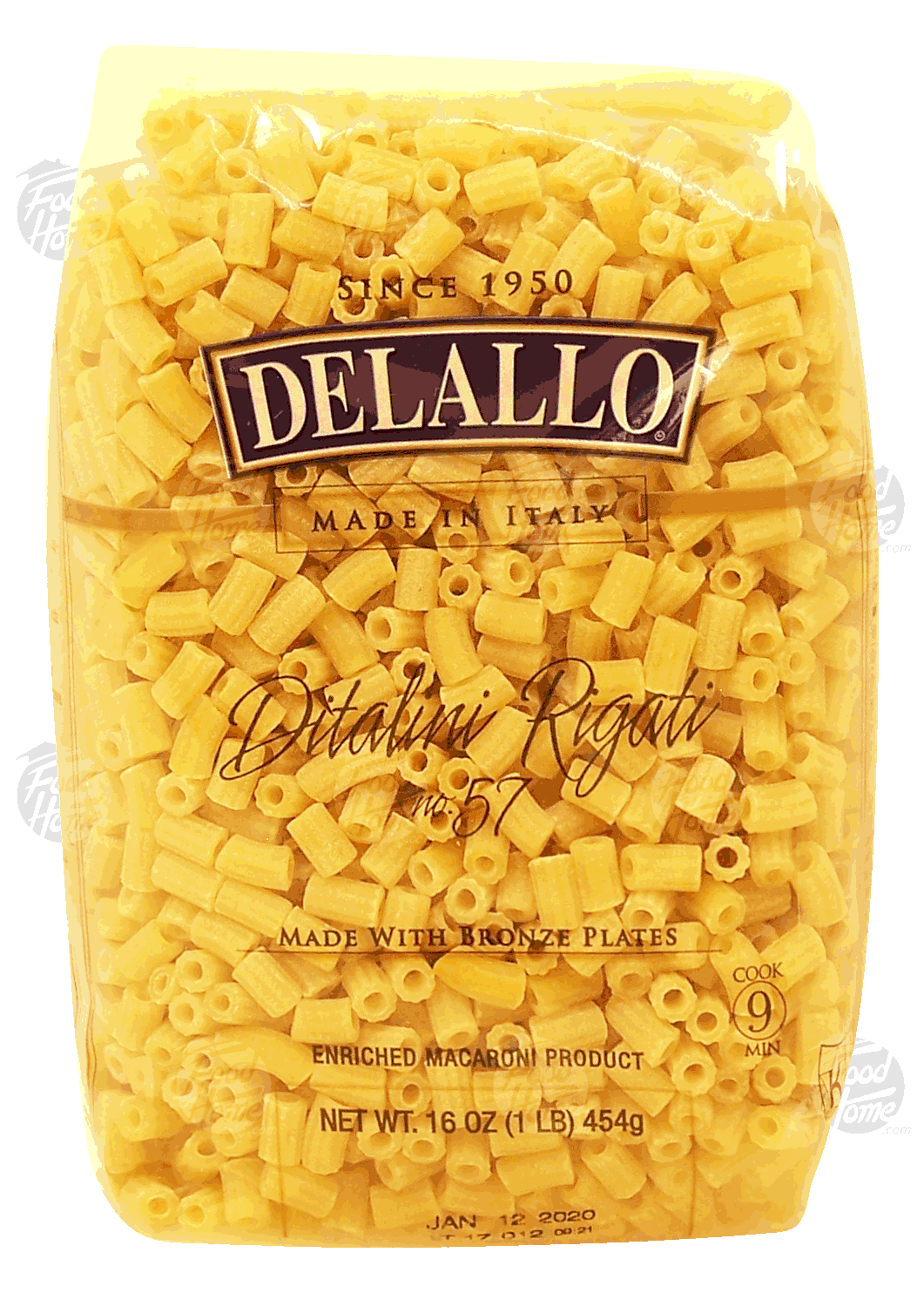 Delallo  ditalini rigati no.57 enriched macaroni product Full-Size Picture